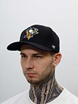 Бейсболка 47 BRAND арт. H-CNTDF15WSE Pittsburgh Penguins NHL (черный)